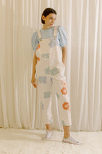Load image into Gallery viewer, Floral Denim Overalls - Pastel Multi