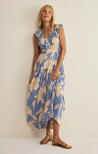 Load image into Gallery viewer, Malene Bloom Floral Maxi Dress - Blue Lake