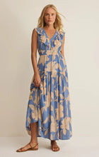 Load image into Gallery viewer, Malene Bloom Floral Maxi Dress - Blue Lake