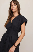 Load image into Gallery viewer, Mattie Striped Knit Mini Dress - Ash Black