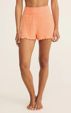 Load image into Gallery viewer, Dawn Smocked Rib Shorts - Malibu Orange