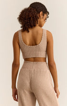 Load image into Gallery viewer, Zoe Rib Tank Bra - Green Lagoon or Iced Coffee