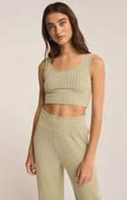 Load image into Gallery viewer, Zoe Rib Tank Bra - Green Meadow