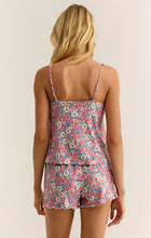 Load image into Gallery viewer, Tropical Floral Tank Bra - Baja Blue