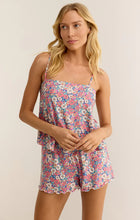 Load image into Gallery viewer, Tropical Floral Tank Bra - Baja Blue