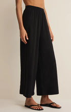 Load image into Gallery viewer, Scout Textured Slub Pants - Whisper White - Black