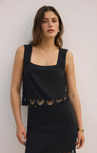 Load image into Gallery viewer, Charlene Embroidered Top - Black