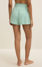 Load image into Gallery viewer, Dawn Smocked Brushed Jersey Shorts- Crystal Green
