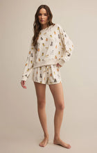 Load image into Gallery viewer, Elle Pup LS Top - Fall Pup Print on Vanilla Ice