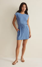 Load image into Gallery viewer, Kalani Jersey Denim Mini Dress - Santorini Indigo