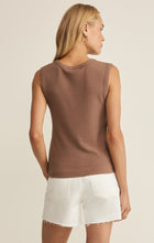 Load image into Gallery viewer, Leisurely Rib Tank - Palo Santo - Black - Cloud