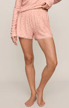 Load image into Gallery viewer, Better Off Pointelle Ditsy Shorts - Rosewater