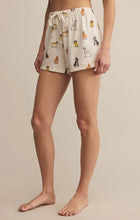 Load image into Gallery viewer, Sammie Pup Shorts - Fall Pup Print on Vanilla Ice