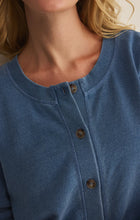 Load image into Gallery viewer, Daily Denim Knit Cardigan - Calypso Blue Indigo