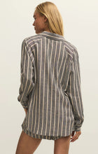 Load image into Gallery viewer, Perfect Line Shirt - Black/Natural Stripe