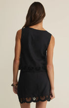Load image into Gallery viewer, Charlene Embroidered Top - Black