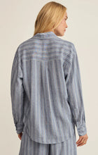 Load image into Gallery viewer, Perfect Stripe Shirt - Blue Indigo