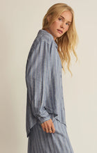 Load image into Gallery viewer, Perfect Stripe Shirt - Blue Indigo