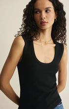 Load image into Gallery viewer, Leisurely Rib Tank - Palo Santo - Black - Cloud
