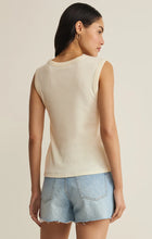 Load image into Gallery viewer, Leisurely Rib Tank - Palo Santo - Black - Cloud