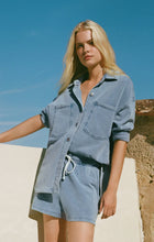 Load image into Gallery viewer, Hunter Knit Denim Shorts - Calypso Blue Indigo - Ocean Air Indigo