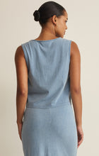 Load image into Gallery viewer, Noelle Jersey Denim Top - Ocea Air Indigo - Blue Indigo