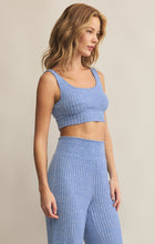 Load image into Gallery viewer, Zoe Rib Tank Bra - Riviera