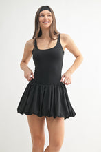 Load image into Gallery viewer, Luna Bubble Active Mini Dress - Black