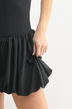 Load image into Gallery viewer, Luna Bubble Active Mini Dress - Black