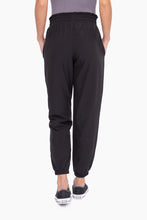 Load image into Gallery viewer, Cuffed Essential High Waist Joggers - Black