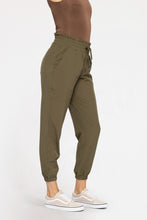 Load image into Gallery viewer, Cuffed Essential High Waist Joggers - Ivy Green - Smokey Taupe - Black