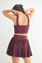 Load image into Gallery viewer, FlexFit Luxe Square Bralette - Black - Plum Style: (AT6395)