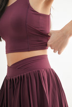 Load image into Gallery viewer, FlexFit Luxe Square Bralette - Black - Plum Style: (AT6395)