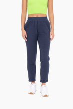 Load image into Gallery viewer, Cotton Blend Textured Pant - Navy