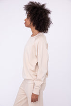 Load image into Gallery viewer, Curvy Elevated Crew Neck Pullover - Rose or Natural