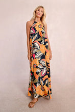 Load image into Gallery viewer, Mango Mary Jane Maxi Dress - Yellow/Orange Multi