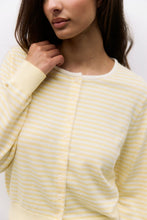 Load image into Gallery viewer, Montana Cardigan - Butter/White
