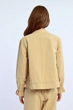 Load image into Gallery viewer, Officer Collar Cargo Jacket - Light Beige