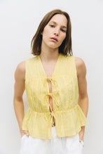 Load image into Gallery viewer, Dunst Top - Yellow - White
