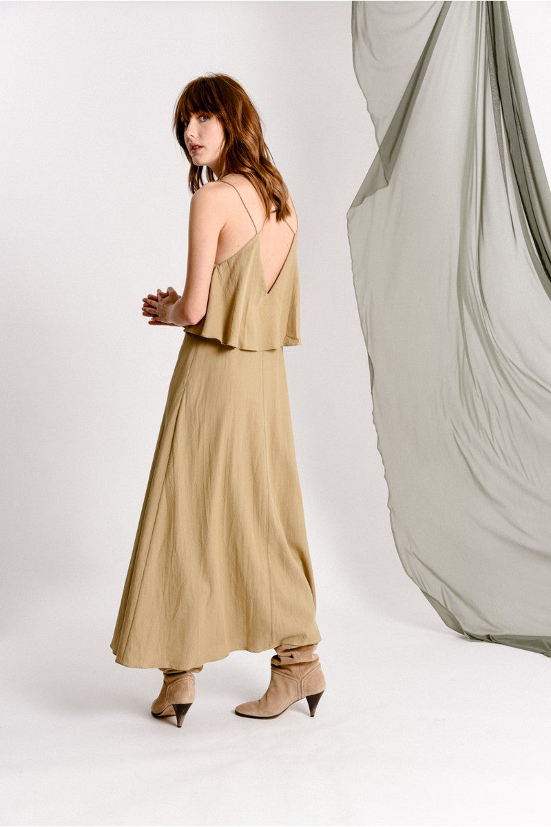 Dbl Strap Maxi Dress – Straight Line Boutique