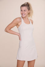 Load image into Gallery viewer, Twin Strap Active Dress Light Sand