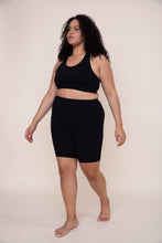 Load image into Gallery viewer, Curvy Impact Biker Shorts - Black