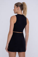 Load image into Gallery viewer, Venice Crossover Active Top - Black - Deep Taupe