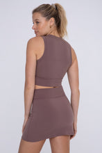 Load image into Gallery viewer, Venice Crossover Active Top - Black - Deep Taupe