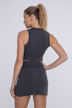 Load image into Gallery viewer, Venice Crossover Active Top - Black - Deep Taupe