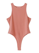 Load image into Gallery viewer, Scoop Neck Knit Bodysuit Rose