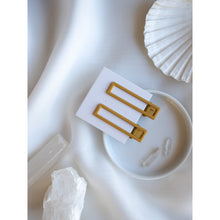 Load image into Gallery viewer, Classic Alligator Clip Barrette LuLu Mustard