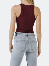 Load image into Gallery viewer, Scoop Neck Knit Bodysuit Burgundy