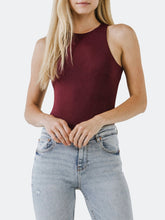 Load image into Gallery viewer, Scoop Neck Knit Bodysuit Burgundy