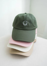 Load image into Gallery viewer, Happy Dad Baseball Cap - Cream, Forest Green, Chocolate, Khaki